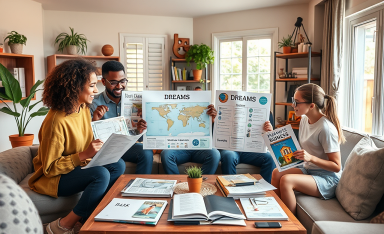 Imagen representativa de un préstamo personal que ayuda a realizar sueños.