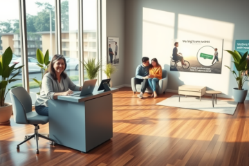 Imagen de una persona feliz recibiendo un préstamo personal sin complicaciones.