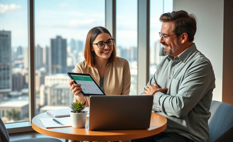 Imagen ilustrativa de un crédito en línea fácil y rápido.