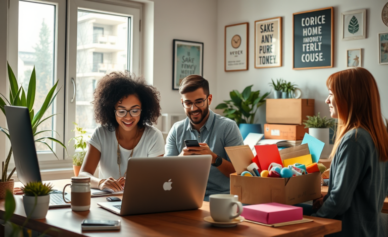 Métodos simples para generar dinero desde casa.