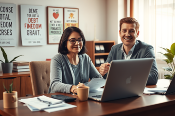 Imagen representativa de soluciones financieras para personas con deudas.