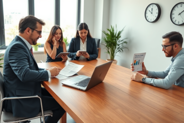 Persona revisando opciones para obtener un préstamo personal de $1.000.000 en línea.